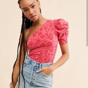 Free People One Shoulder Bodysuit
